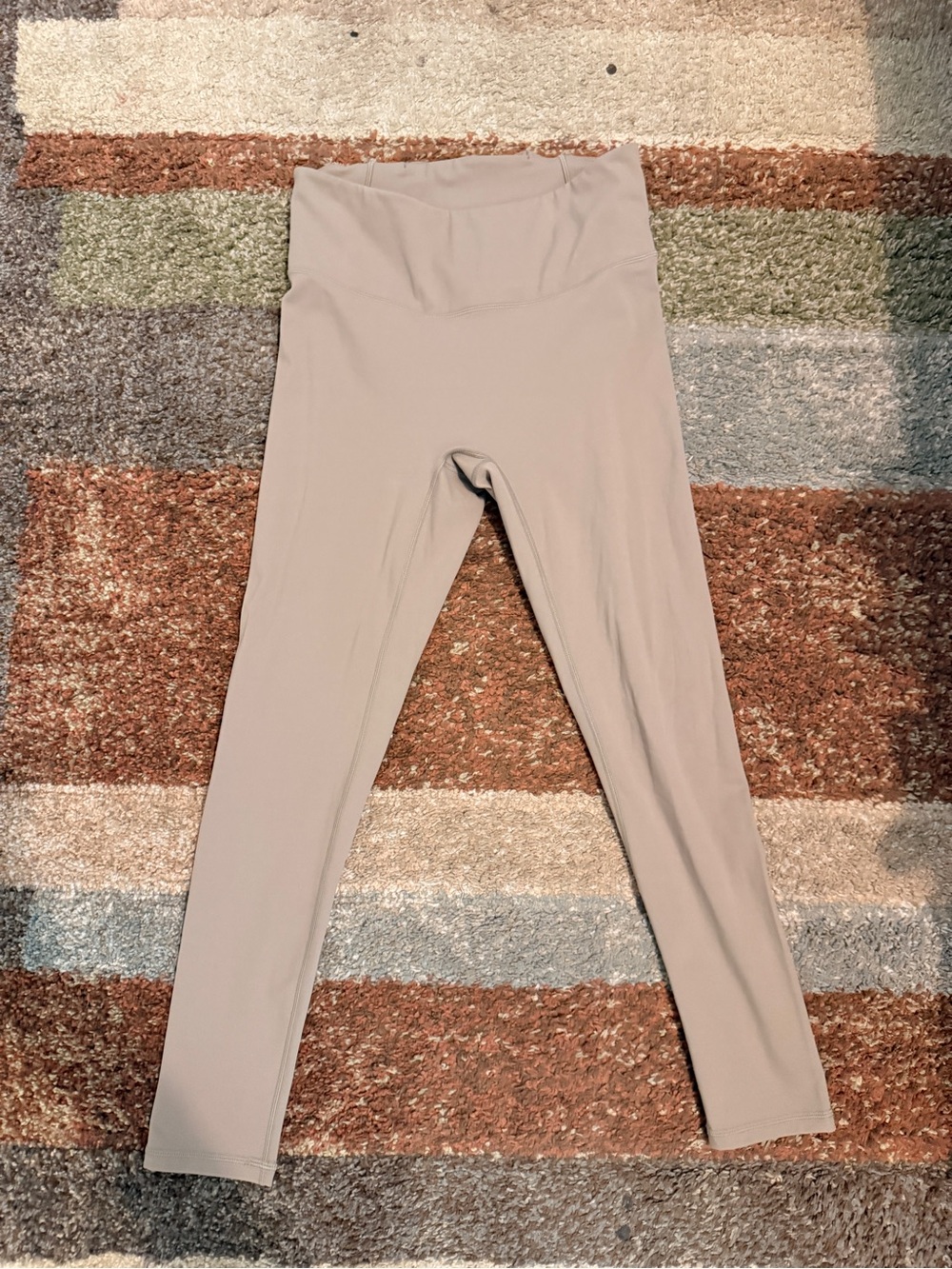 High-Waist Leggings - Light Taupe